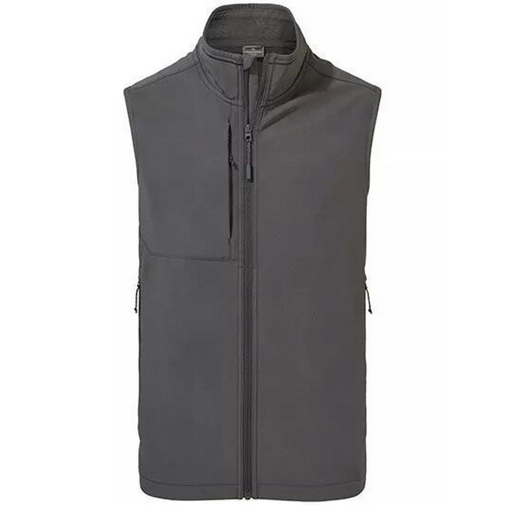 Craghoppers Men's Grey Expert Basecamp Softshell Gilet - Carbon - Carbon - Xxl