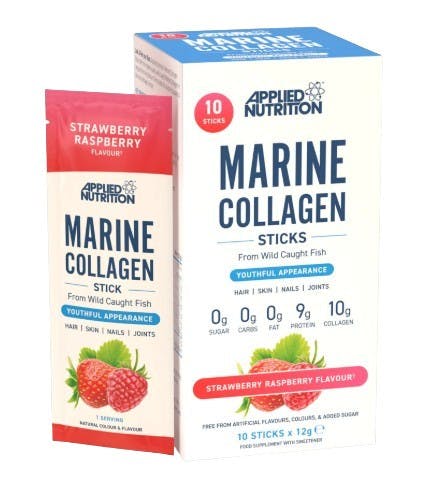 Applied Nutrition Marine Collagen Sticks 10 X 12G-Strawberry Raspberry - Image 5