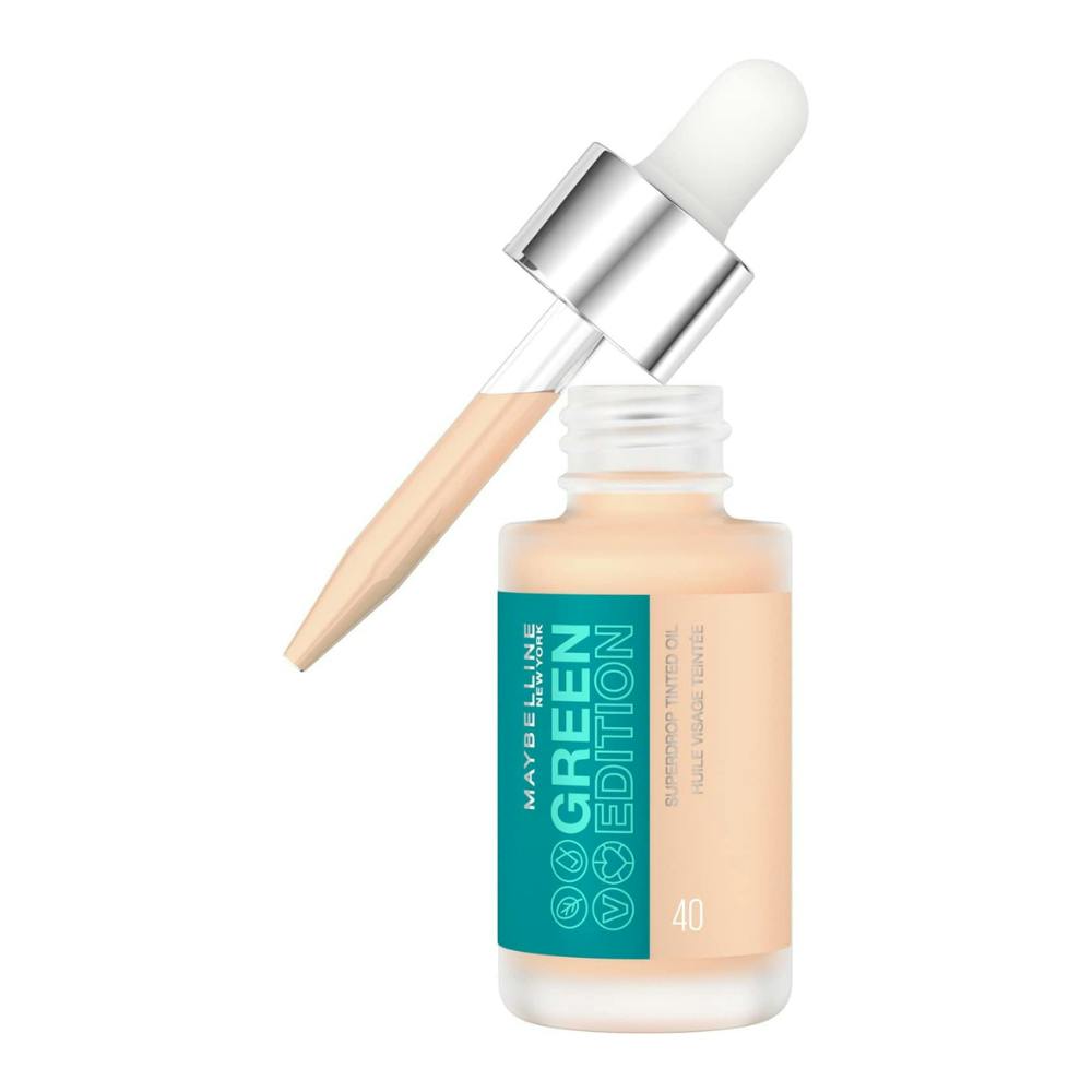 Maybelline New York Green Edition Superdrop Tinted Oil Foundation 20Ml - Shade 40 - 40