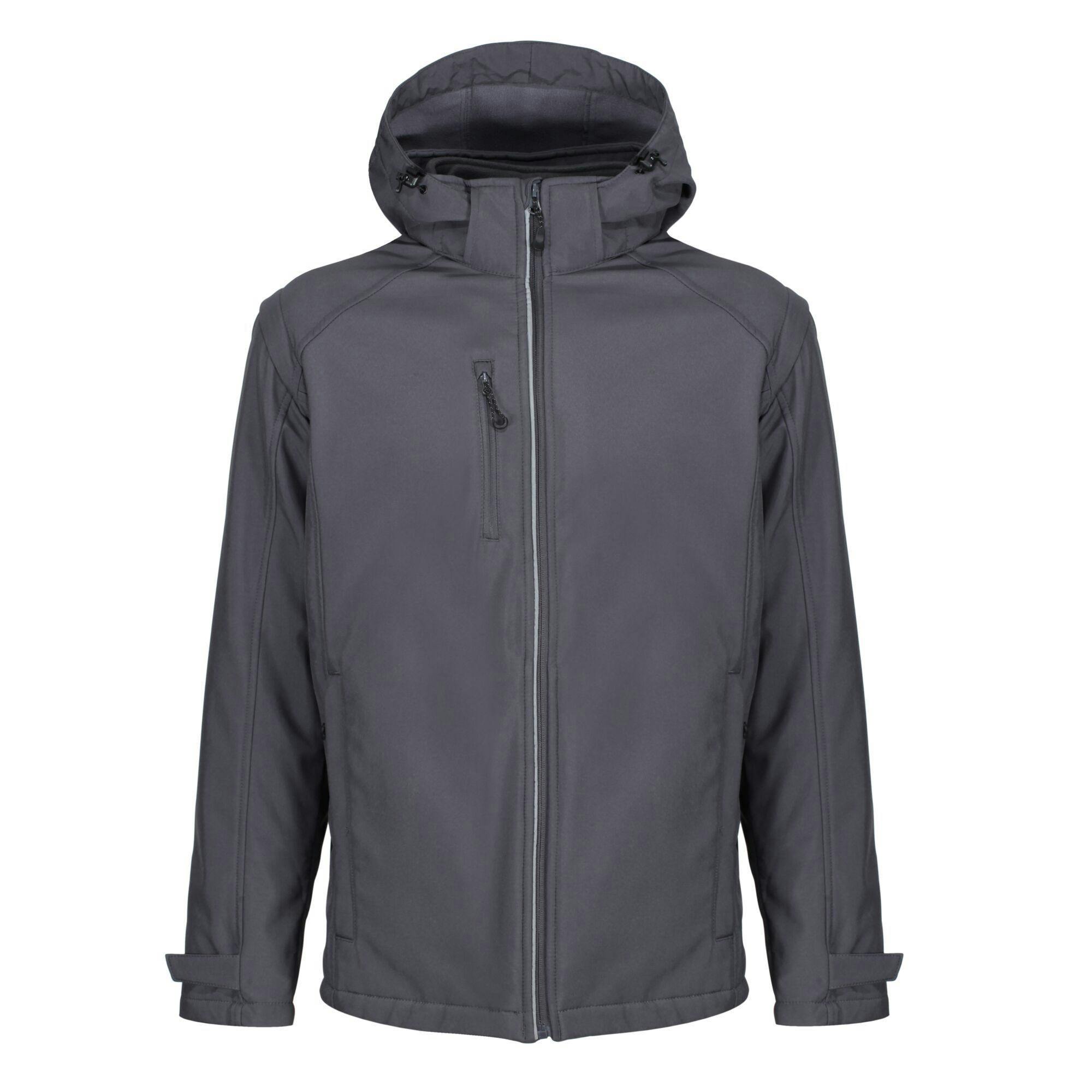 Regatta Men's Grey Professional 4 In 1 Soft Shell Jacket - Seal - Xxl - Seal - 100% Polyester