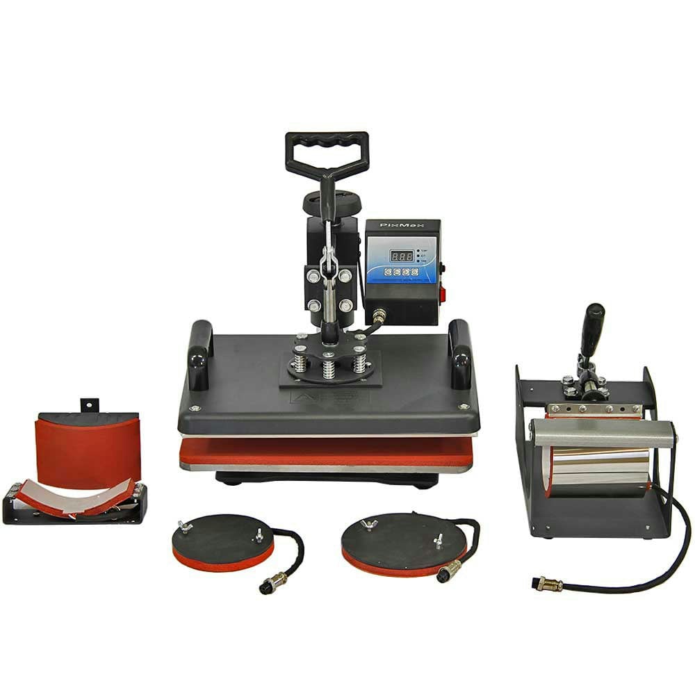 Pixmax 5 In 1 Combo Swing Heat Press Machine