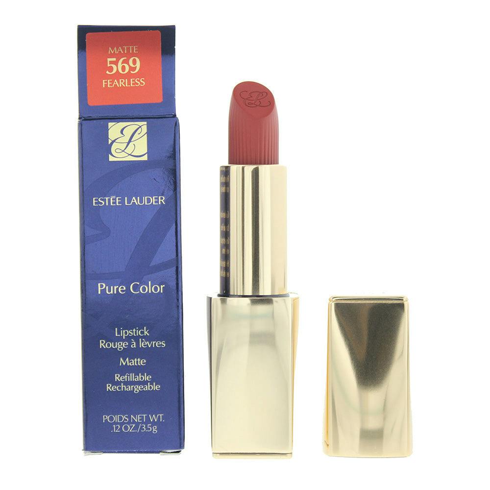 Estée Lauder Pure Color Matte 569 Fearless Lipstick 3.5G