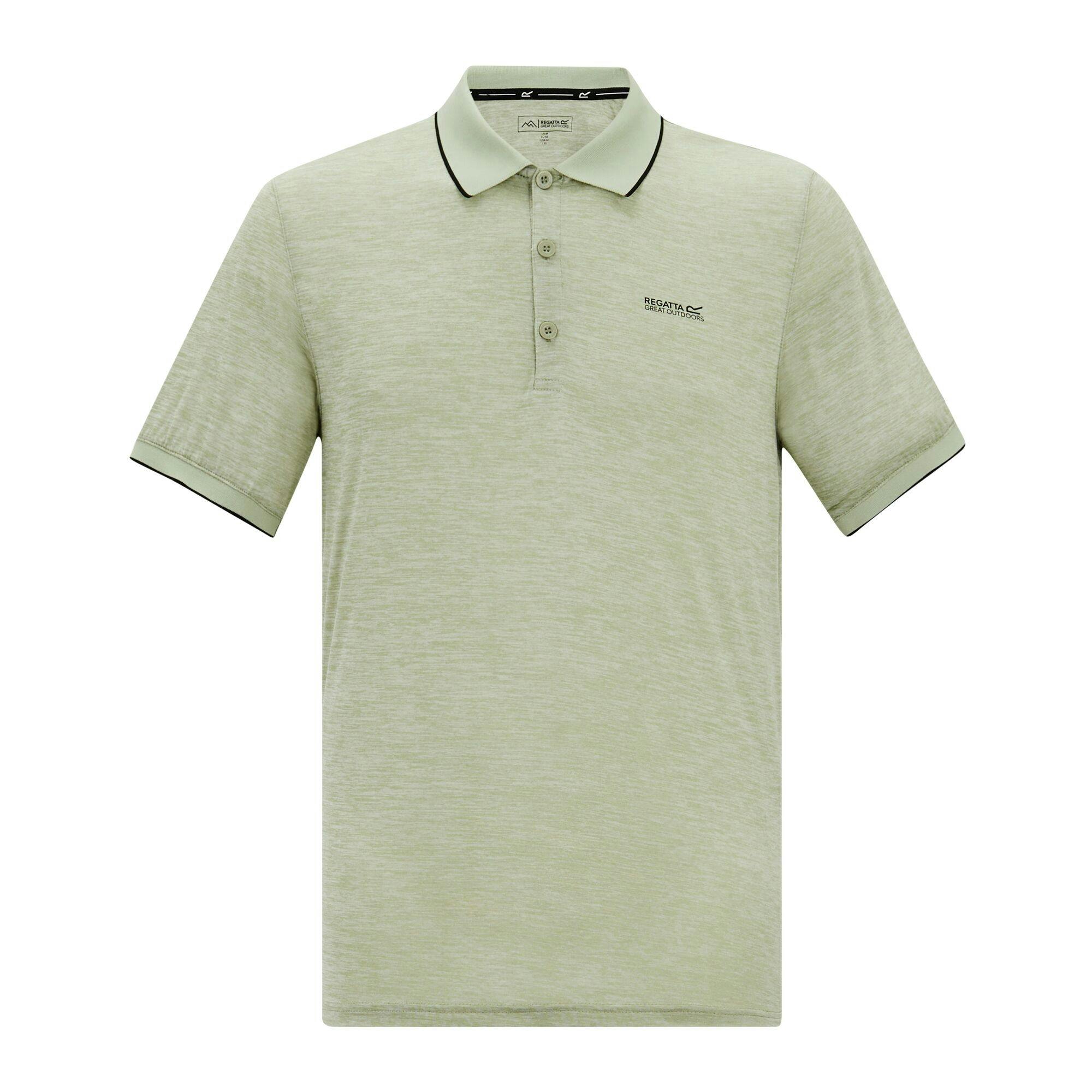 Regatta Men's Remex Ii Jersey Polo Shirt - Abbeystone - M - Abbeystone - 100% Polyester
