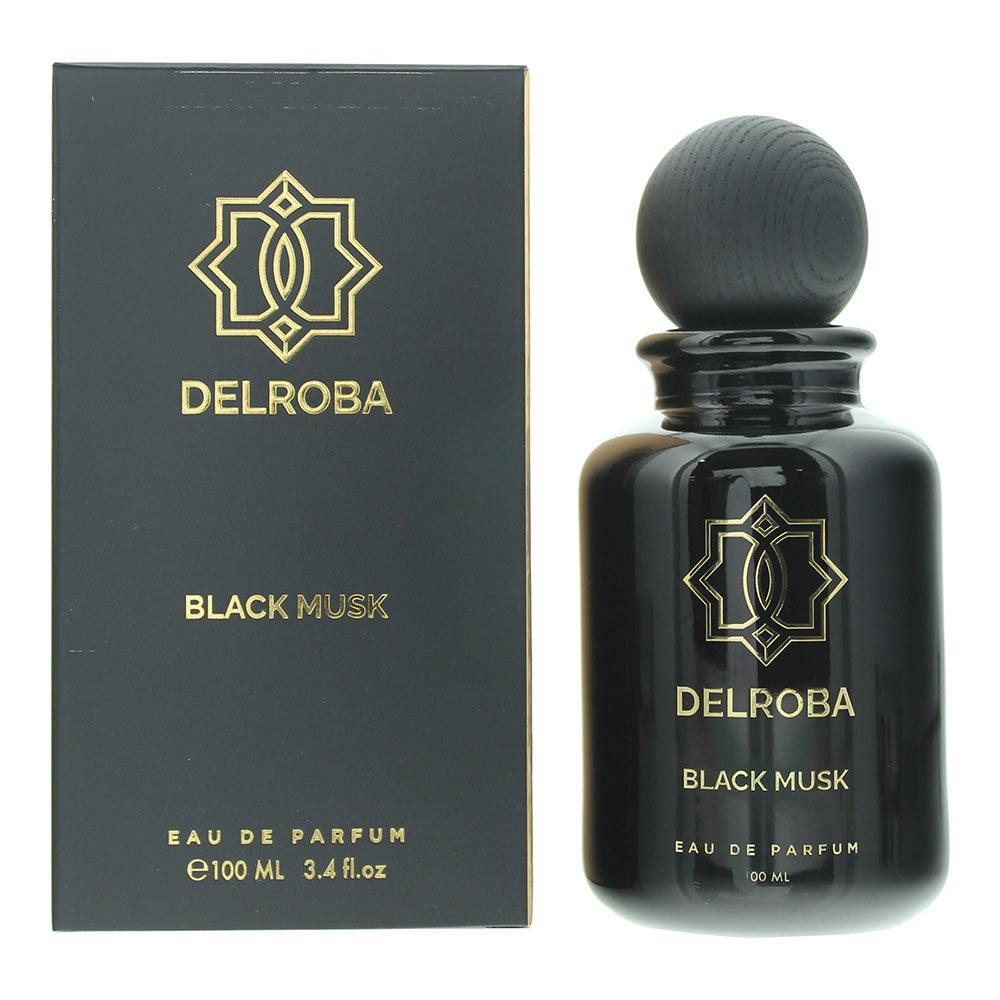Delroba Men's Black Musk For Eau De Parfum 100Ml