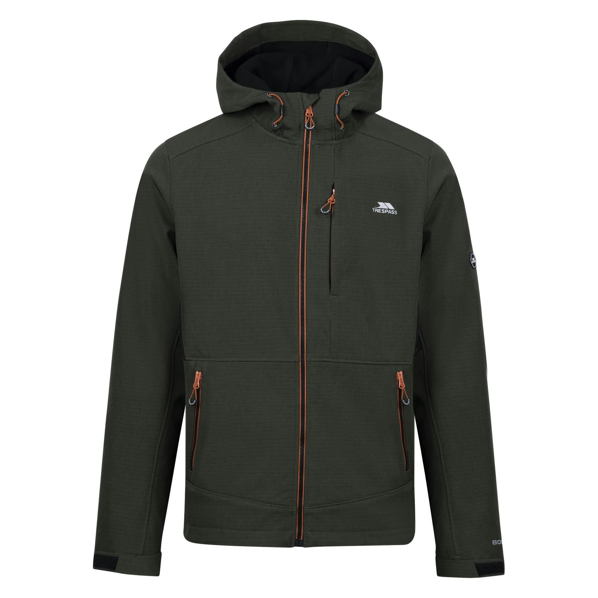 Trespass Men's Dark Dante Soft Shell Jacket - Vine - Xl - Vine - 94% Polyester/6% Elastane