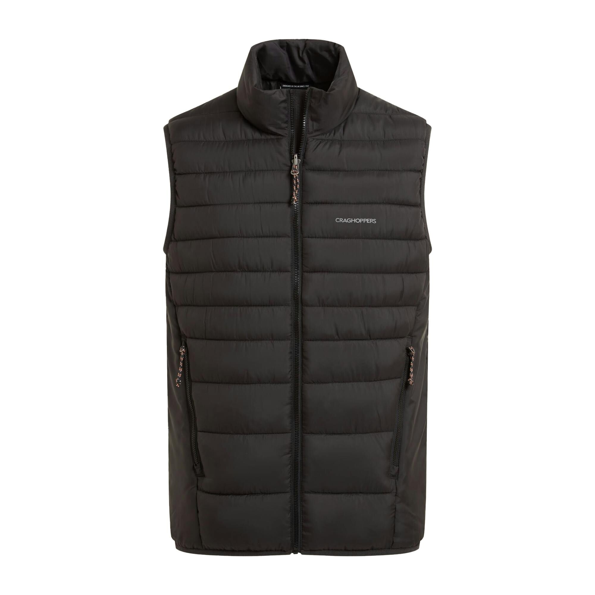 Craghoppers Men's Black Compresslite Ix Gilet - L - 100% Recycled Polyester