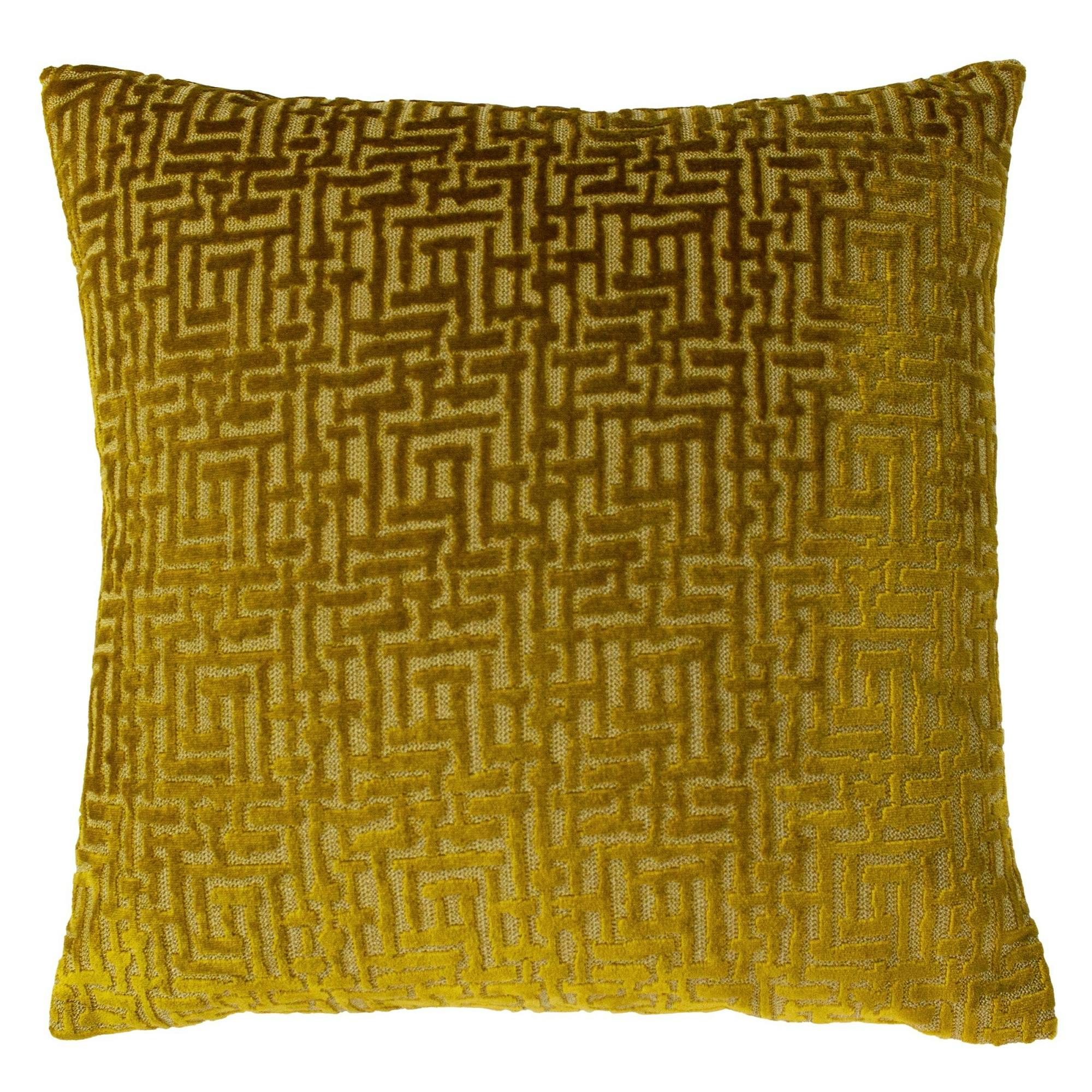 Rackhams Gold Delphi Cushion Cover - One Size - 100% Mixed