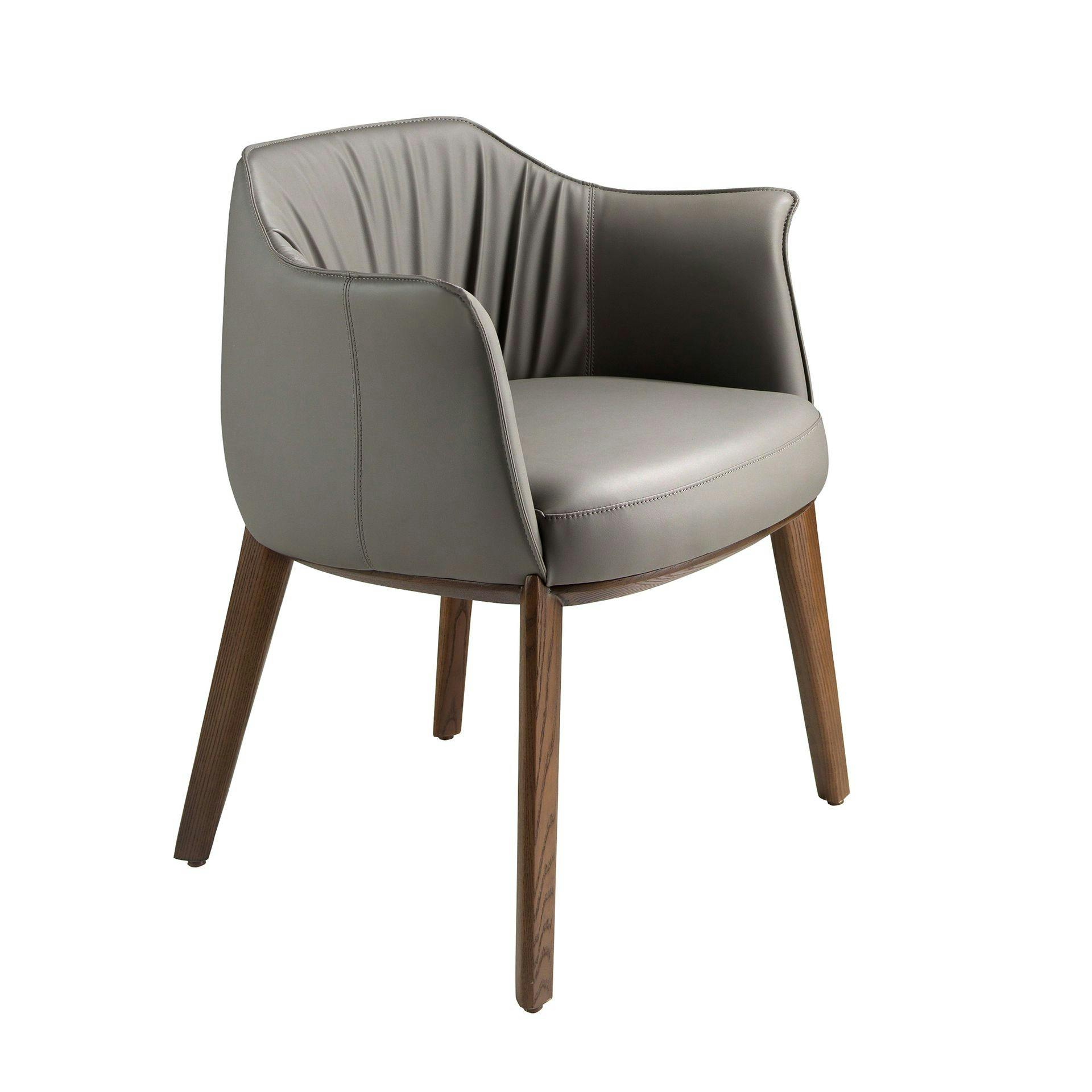 Rackhams Grey Leatherette Chair 5152