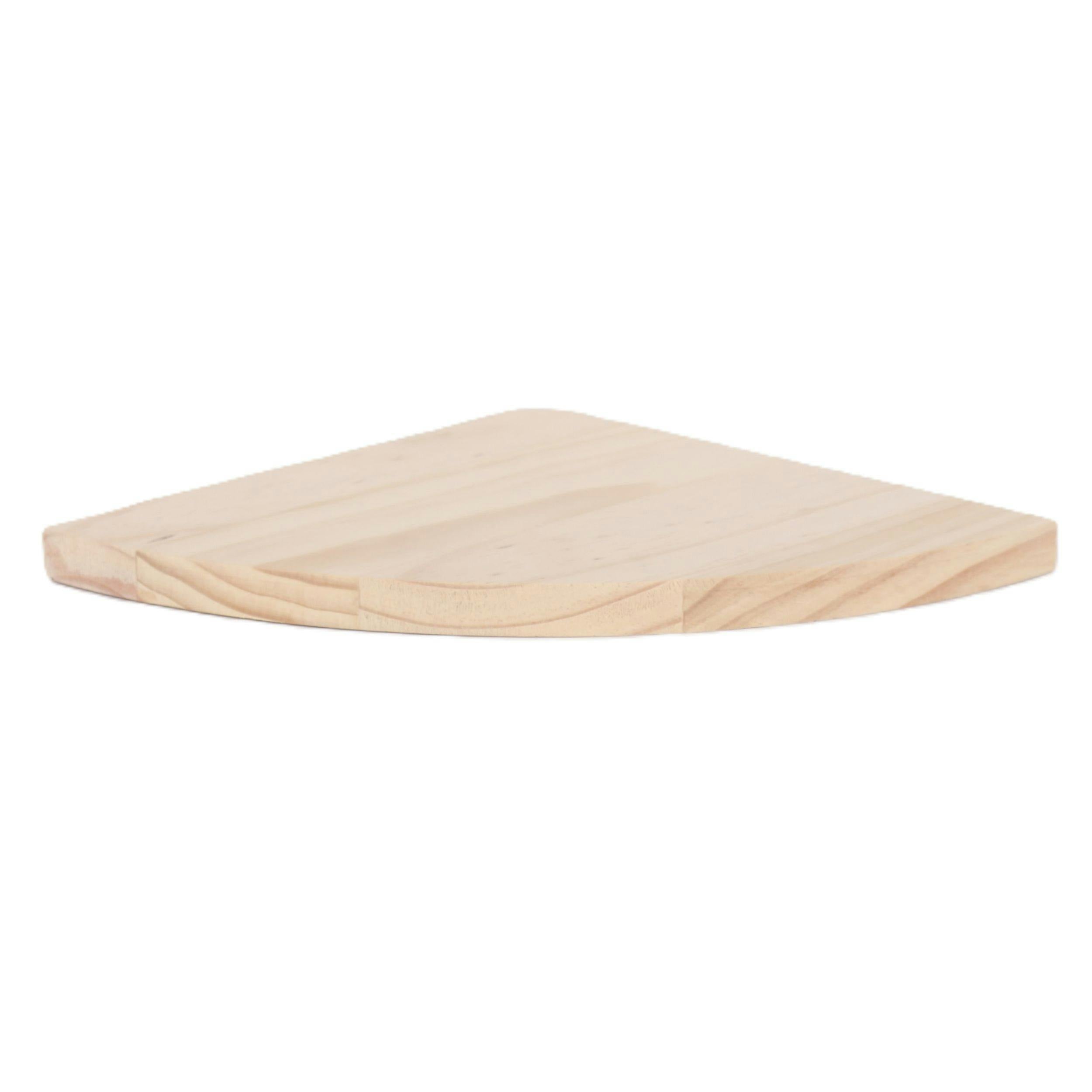 Rackhams Corner Shelf Kit, Unfinished Pine - Small