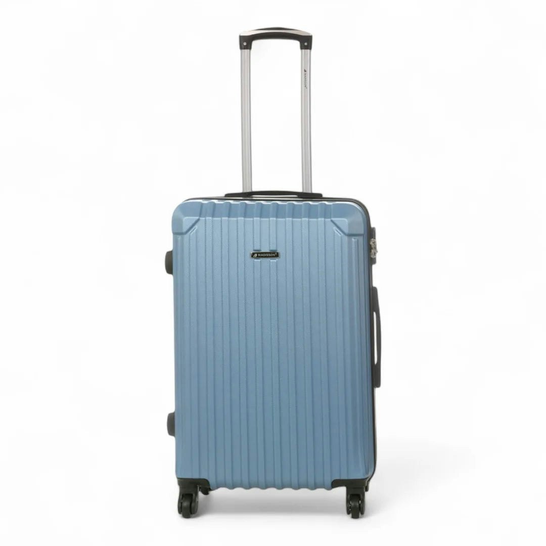 Snowball Blue Hardshell Luggage Set 8 Spinner Wheels Suitcase - Medium