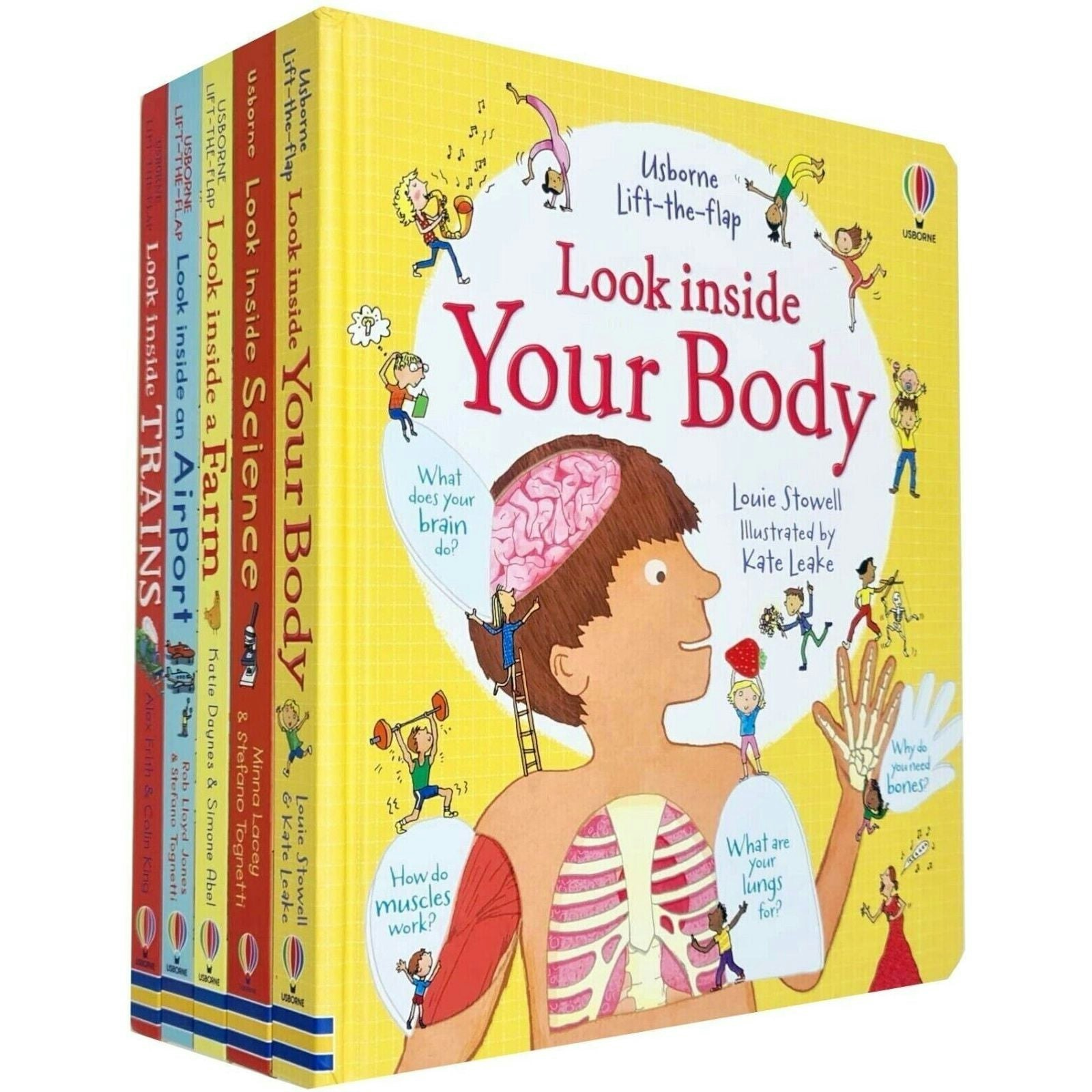 Usborne Lift the Flap Look Inside 5 Books Collection Set - Ages 5+ - Board Book - Image 16