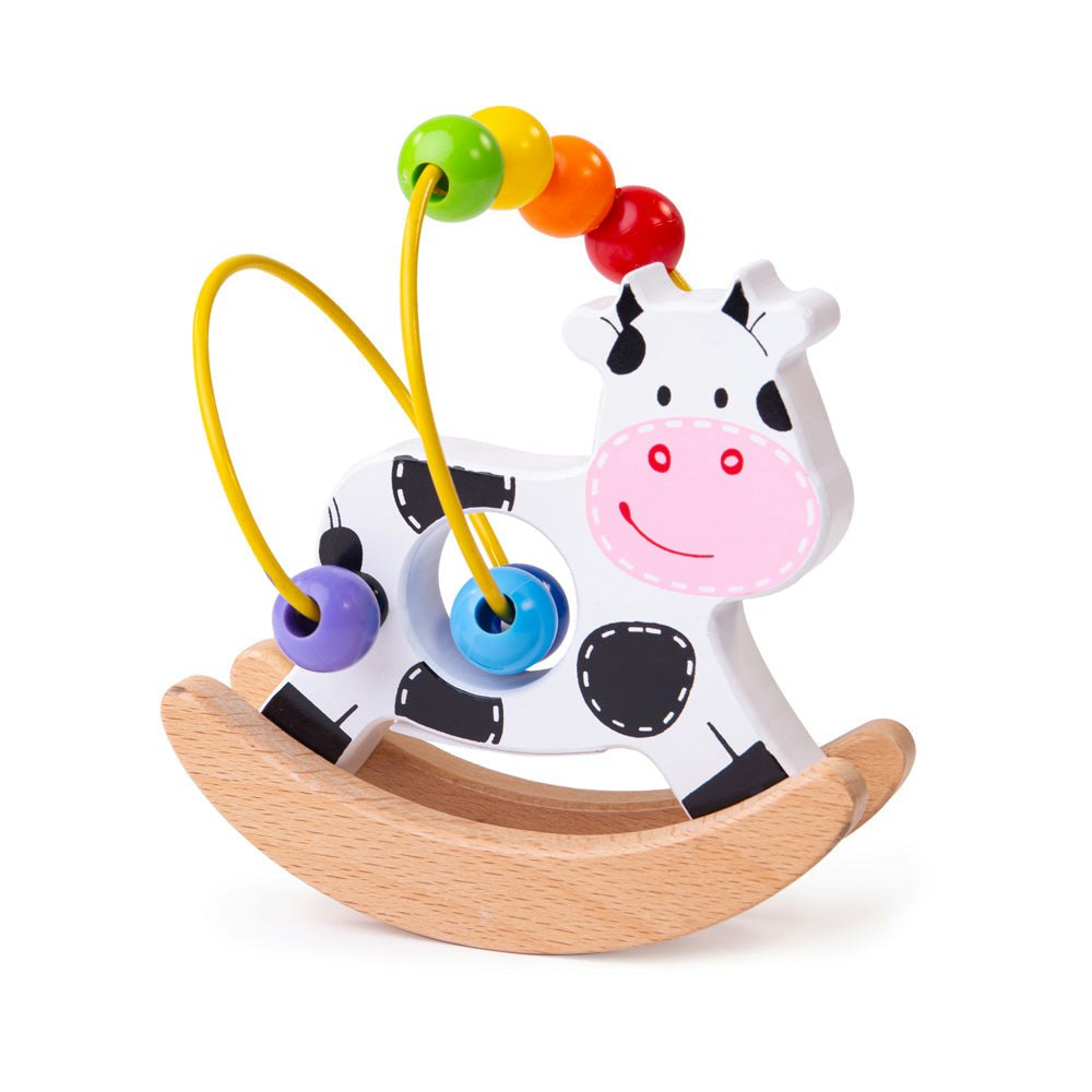 Bigjigs Toys Rocking Cow Bead Frame
