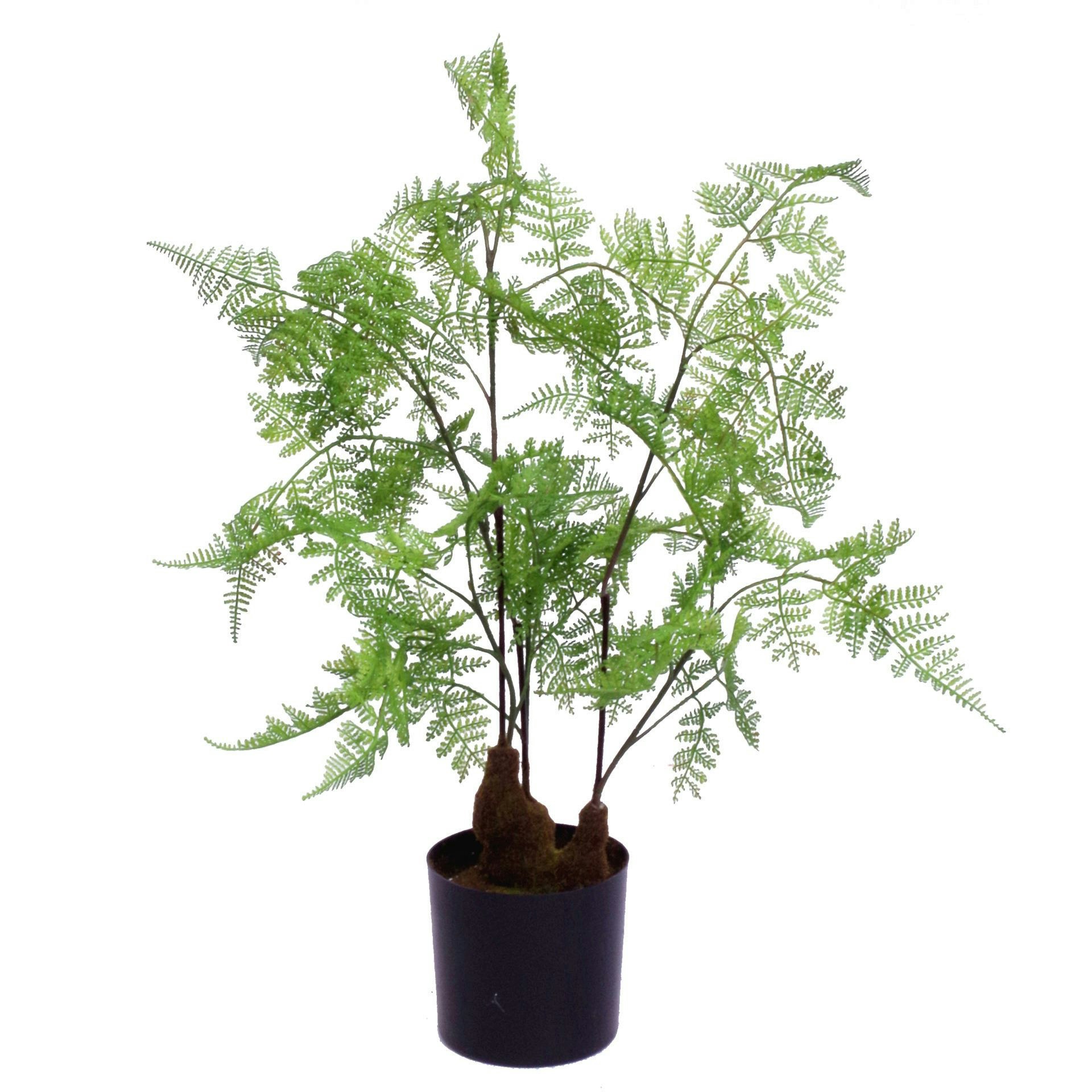 Leaf Green Artificial Natural Moss Base Fern Foliage Plant - - - 60Cm