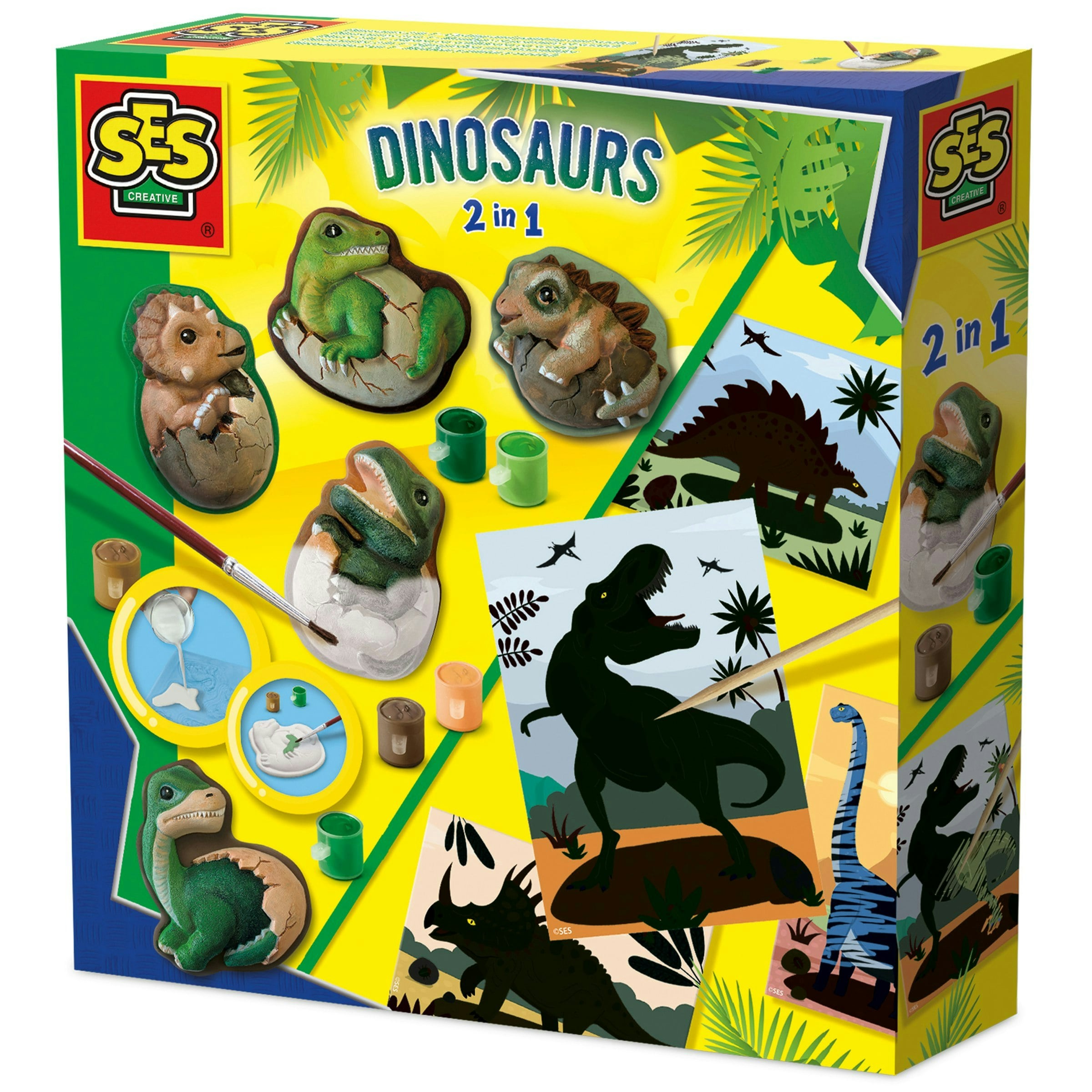 B&Q - Dinosaurs 2 In 1Casting And Painting And Scratch - Image 5