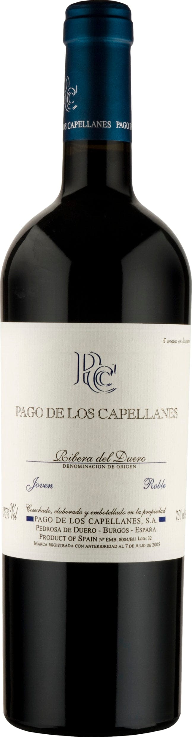 Various Wine Red/Light Pago De Los Capellanes Roble 2024 75Cl - Pack Of 6