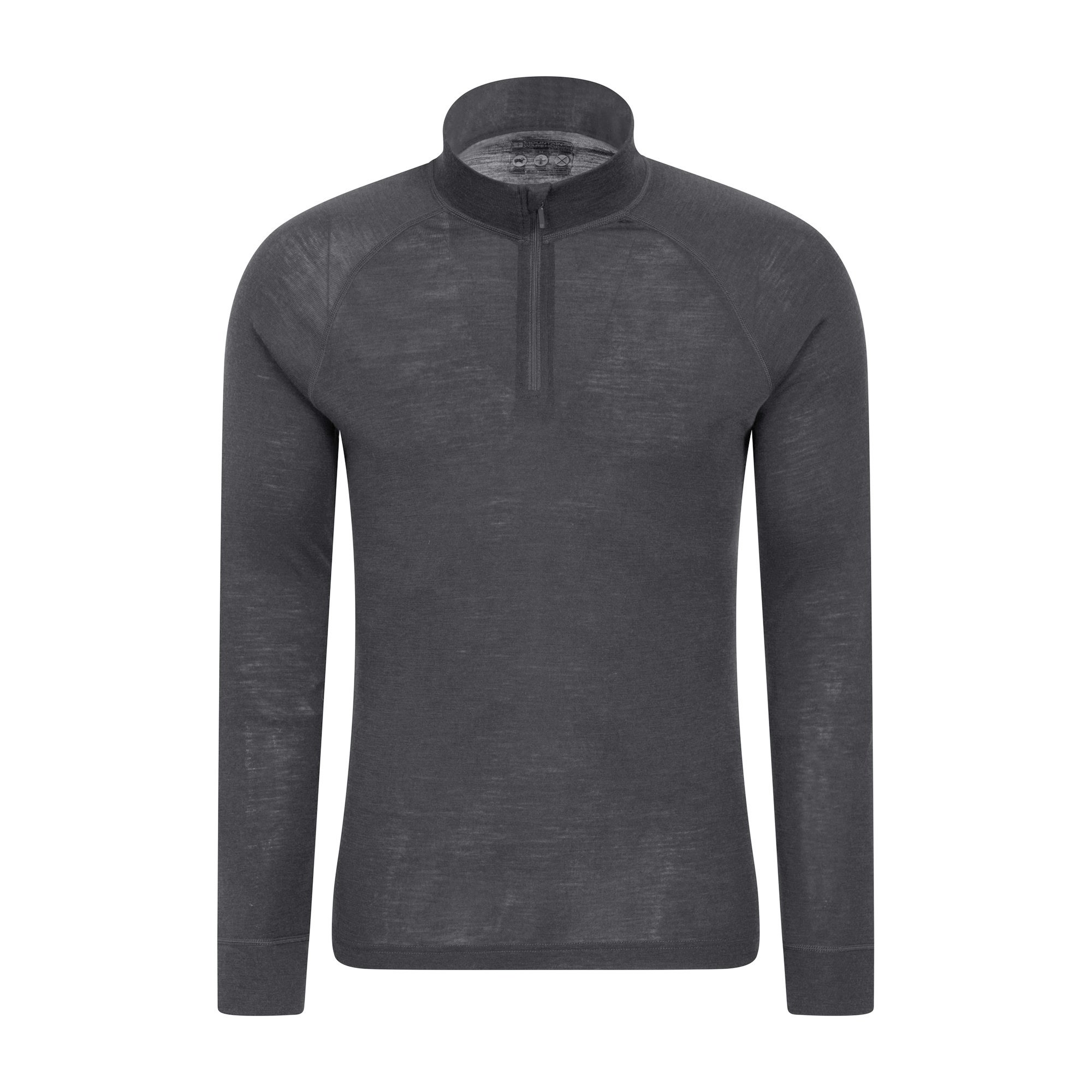 Mountain Warehouse Men's Grey Merino Ii Base Layer Top