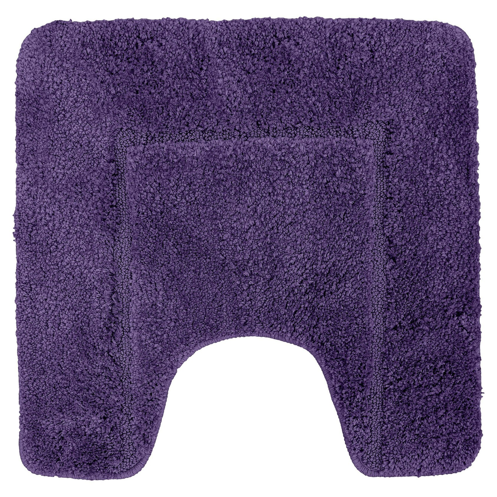 Velosso Purple Mayfair Microfibre Pedestal Mat Antislip