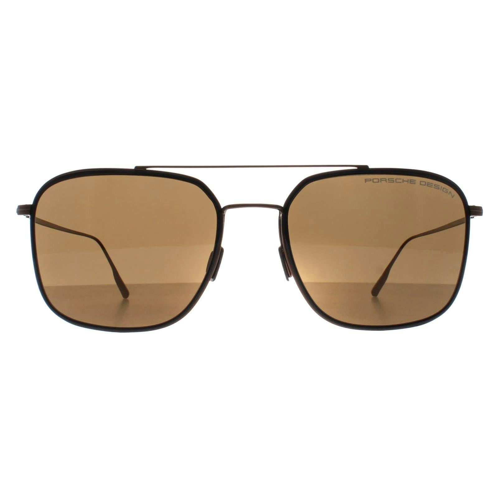 Porsche Design Unisex Brown P8940 Sunglasses