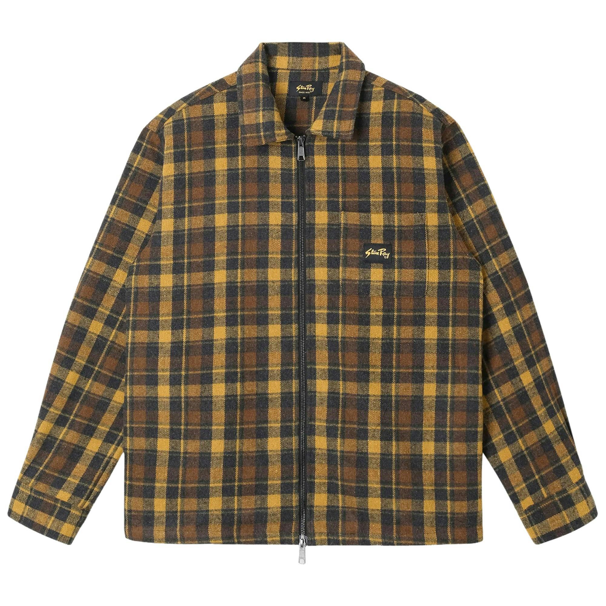 Stan Ray Zip Shirt - Acorn Plaid - Small