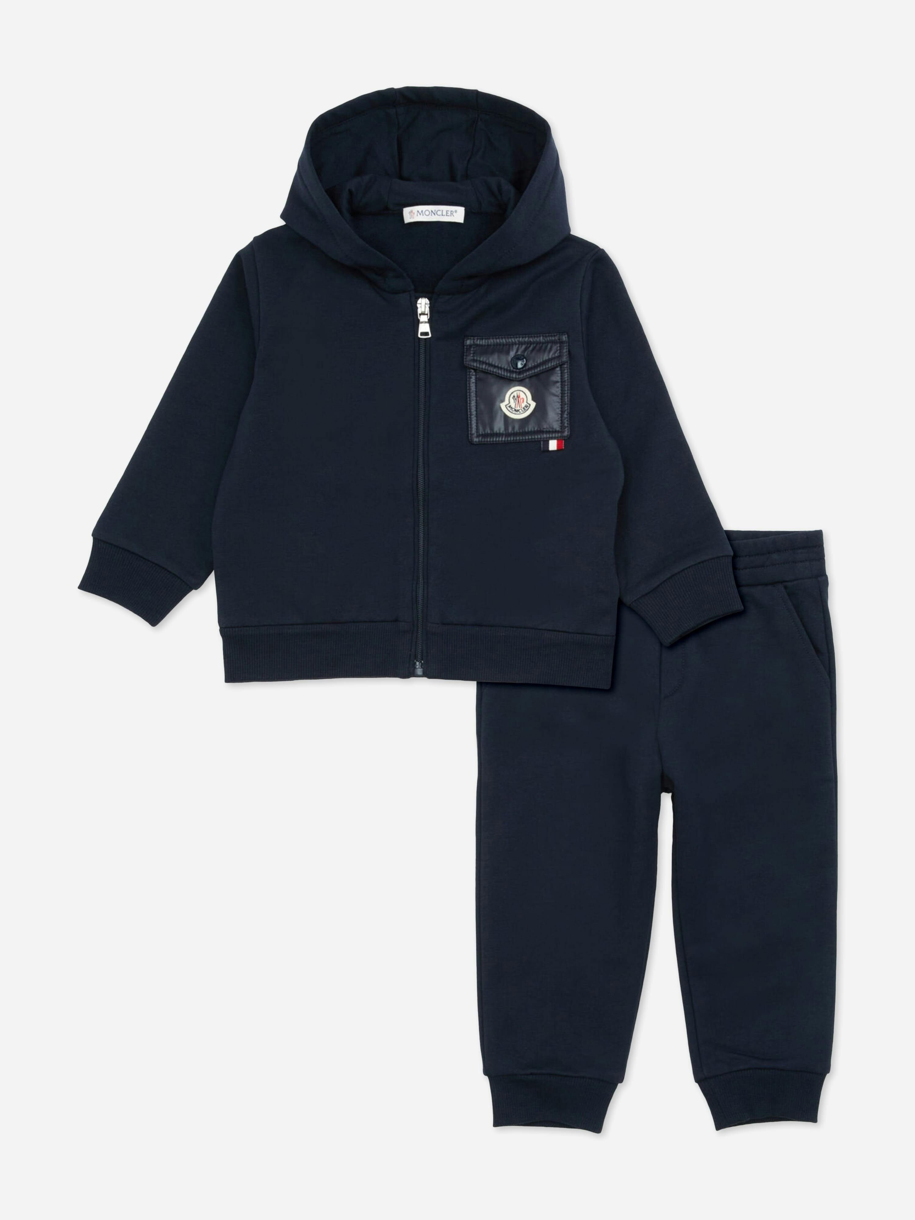 Moncler Enfant Men's Baby Boys Logo Pocket Tracksuit In Navy - Navy - 6 - 9 Mths