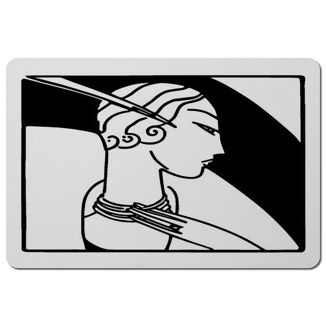 Rackhams Art Deco Woman (Placemat) Size 6