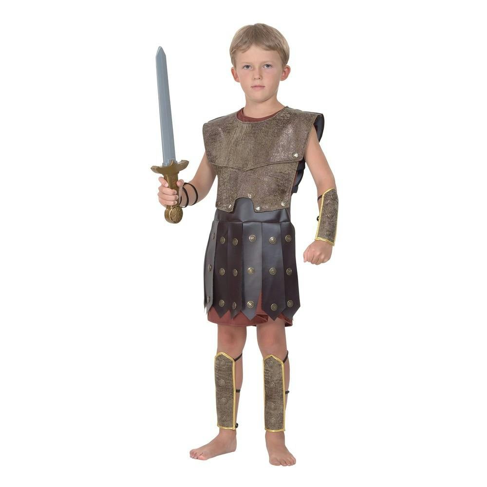 Bristol Novelty Boys Brown Warrior Costume - Xl