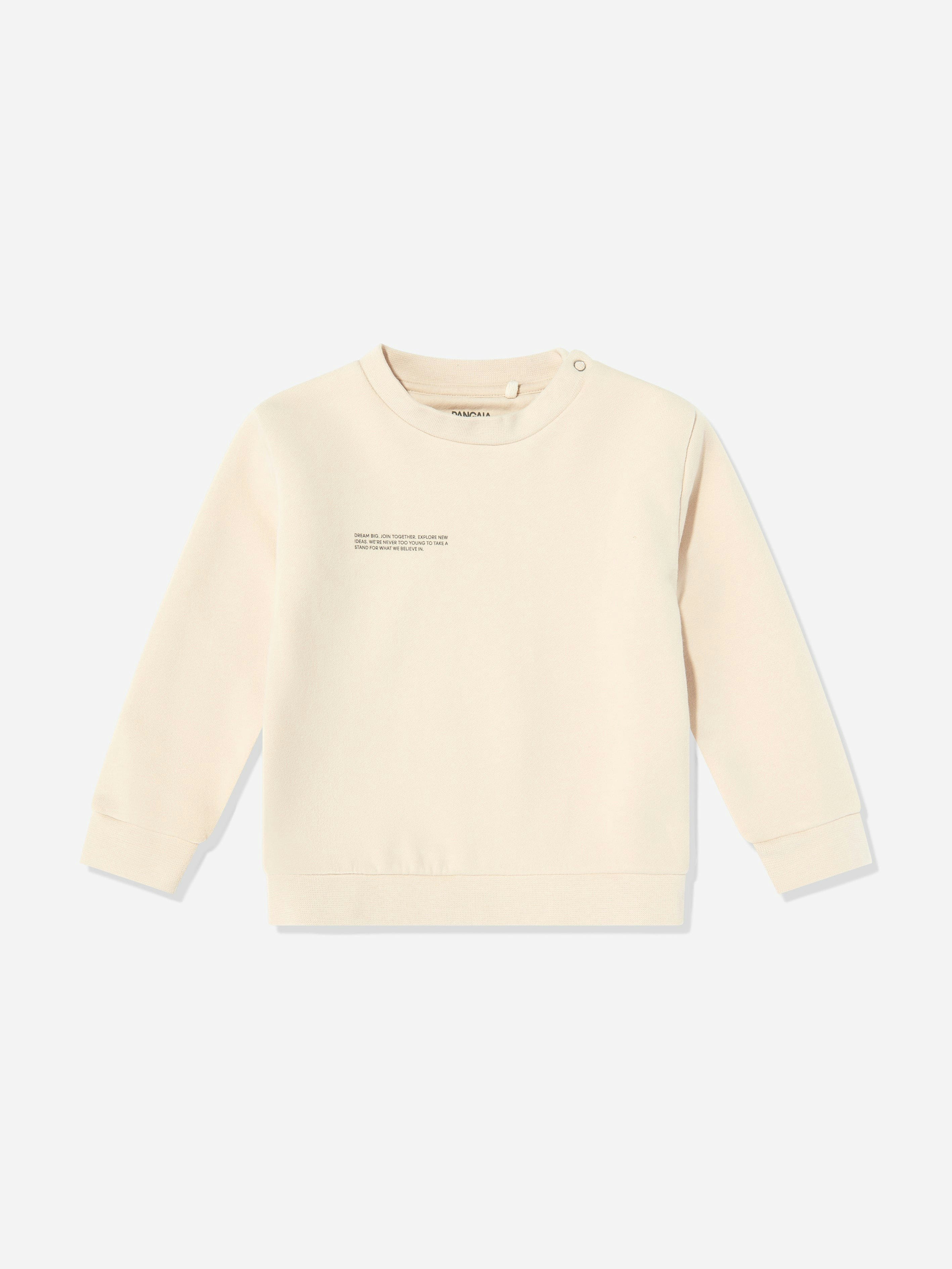 Pangaia Beige Baby 365 Midweight Sweatshirt In - 18 - 24 Mths