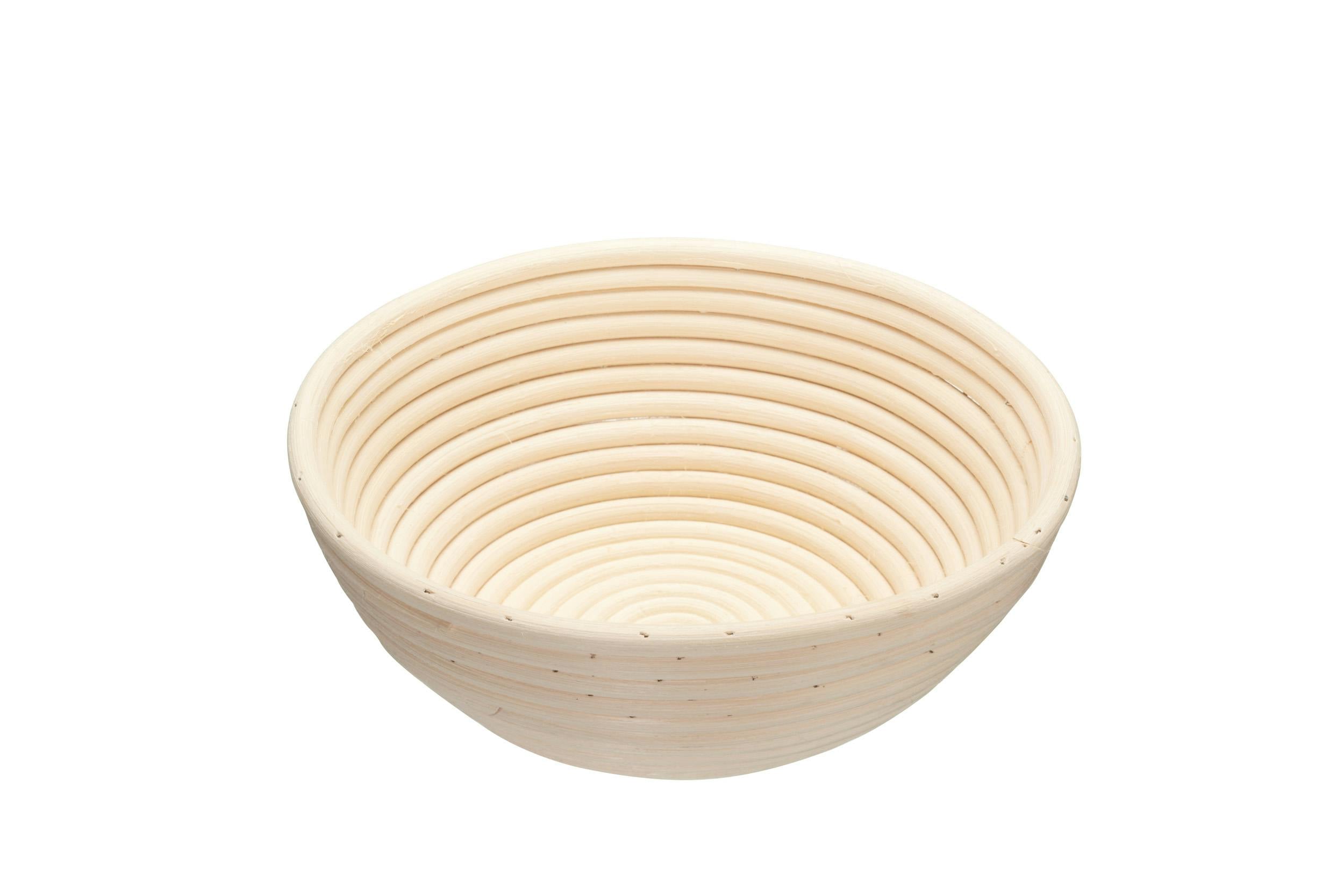 Rackhams Home Made Round Loaf Proving Basket - Wood - Rattan - Proving Basket