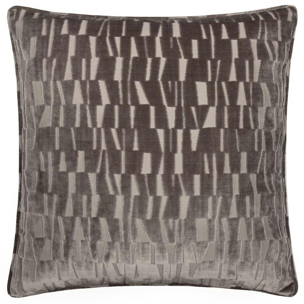 Rackhams Manhattan Velvet Cushion Cover - Mink - 50Cm X 50Cm - Mink - 100% Polyester