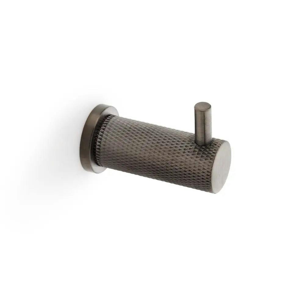Oakcrafts Dark/Bronze Alexander & Wilks Brunel Knurled Coat Hook - Image 2