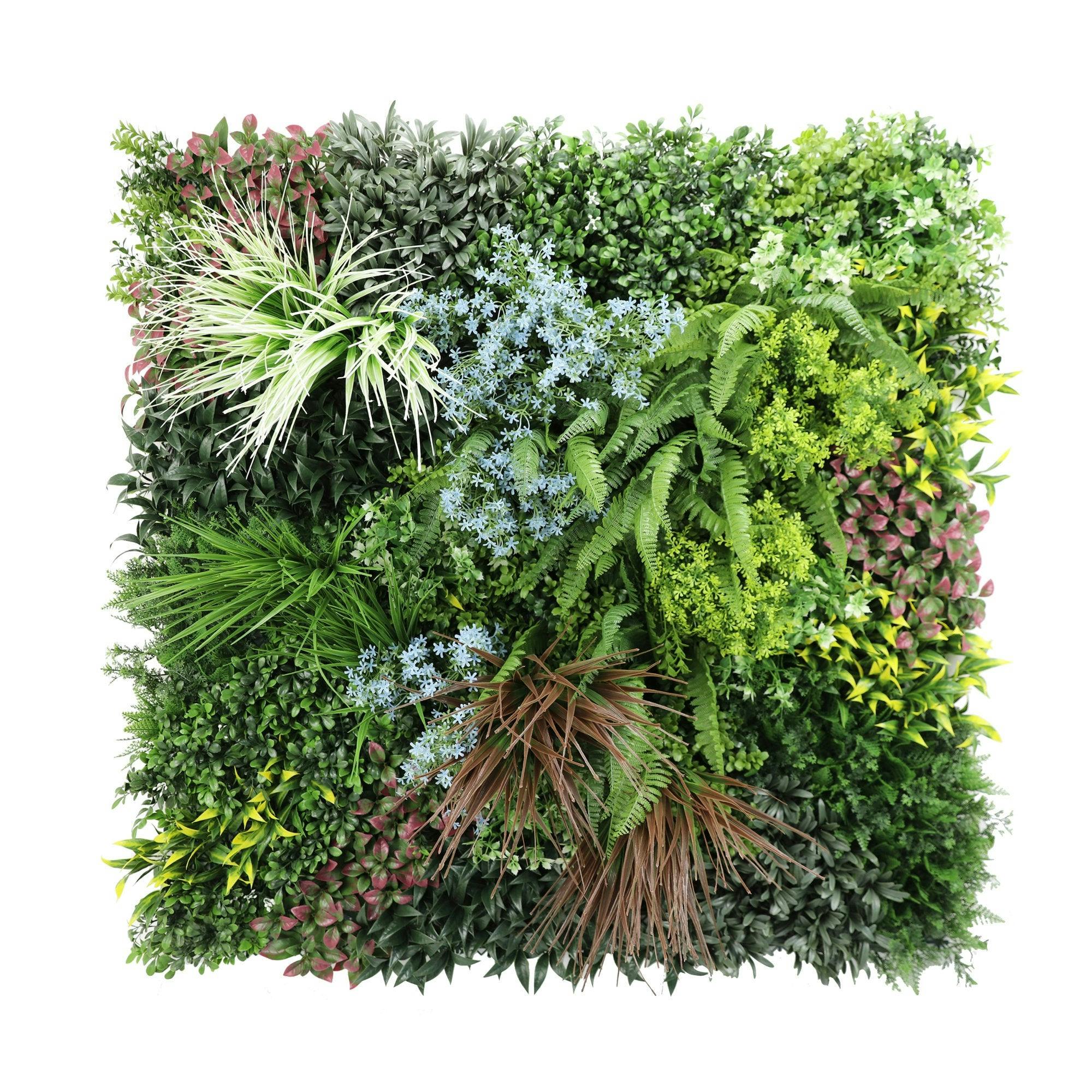 True Products Green Premium Artificial Plants Wall Panel 1M X 1M - Pandora B