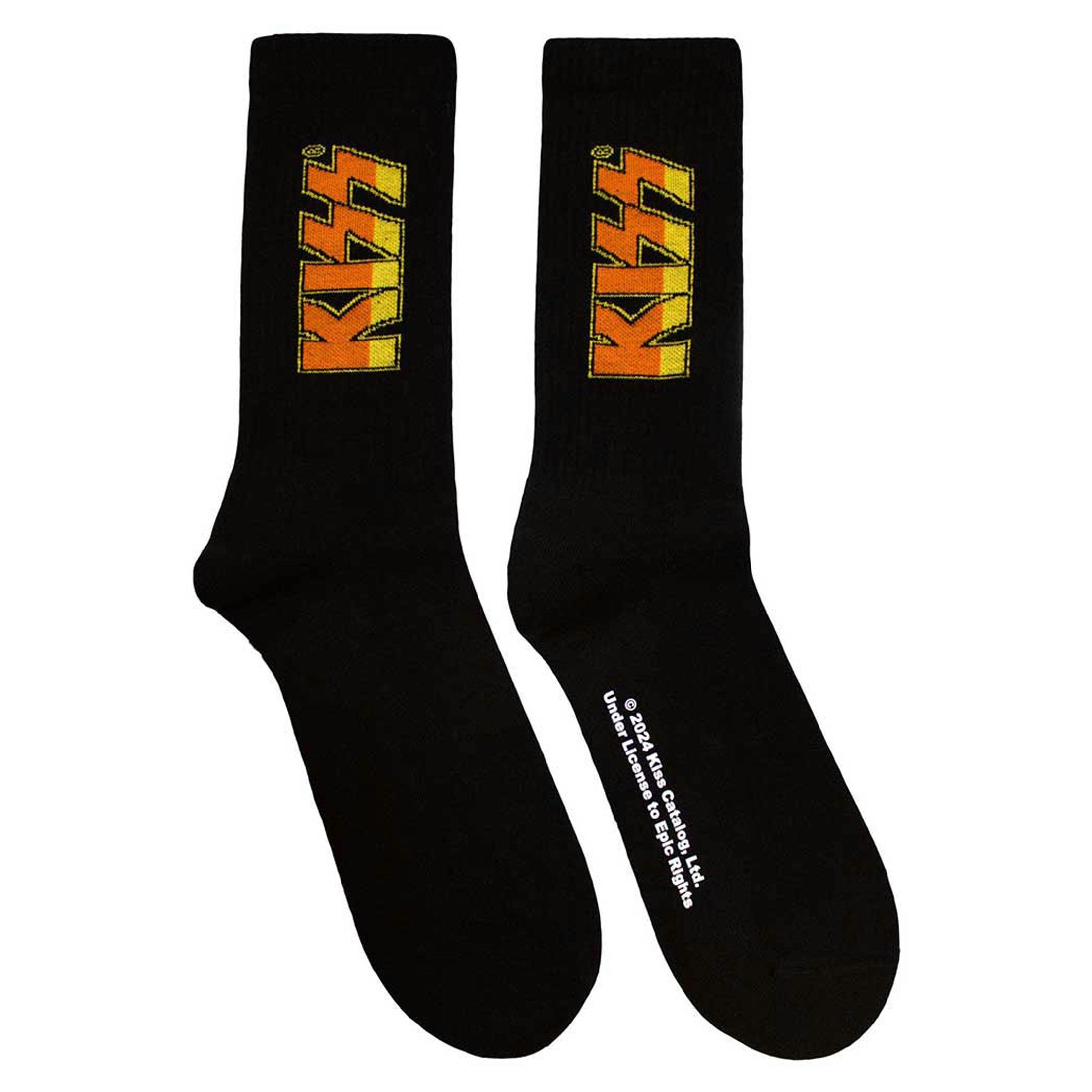 Paradiso Clothing Kiss Classic Band Logo Terry Socks