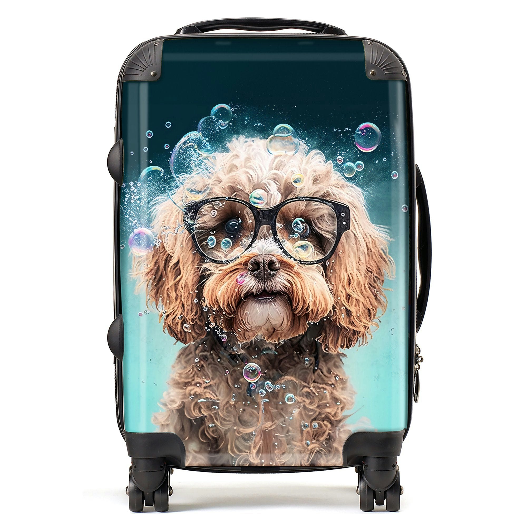 Warren Reed Cavapoo Dog Splashart Suitcase - Cabin