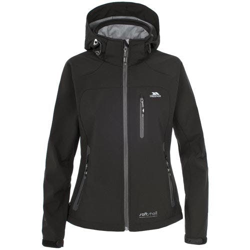 Trespass Women's Softshell Jacket Bela Ii Black Size 12 - Image 5