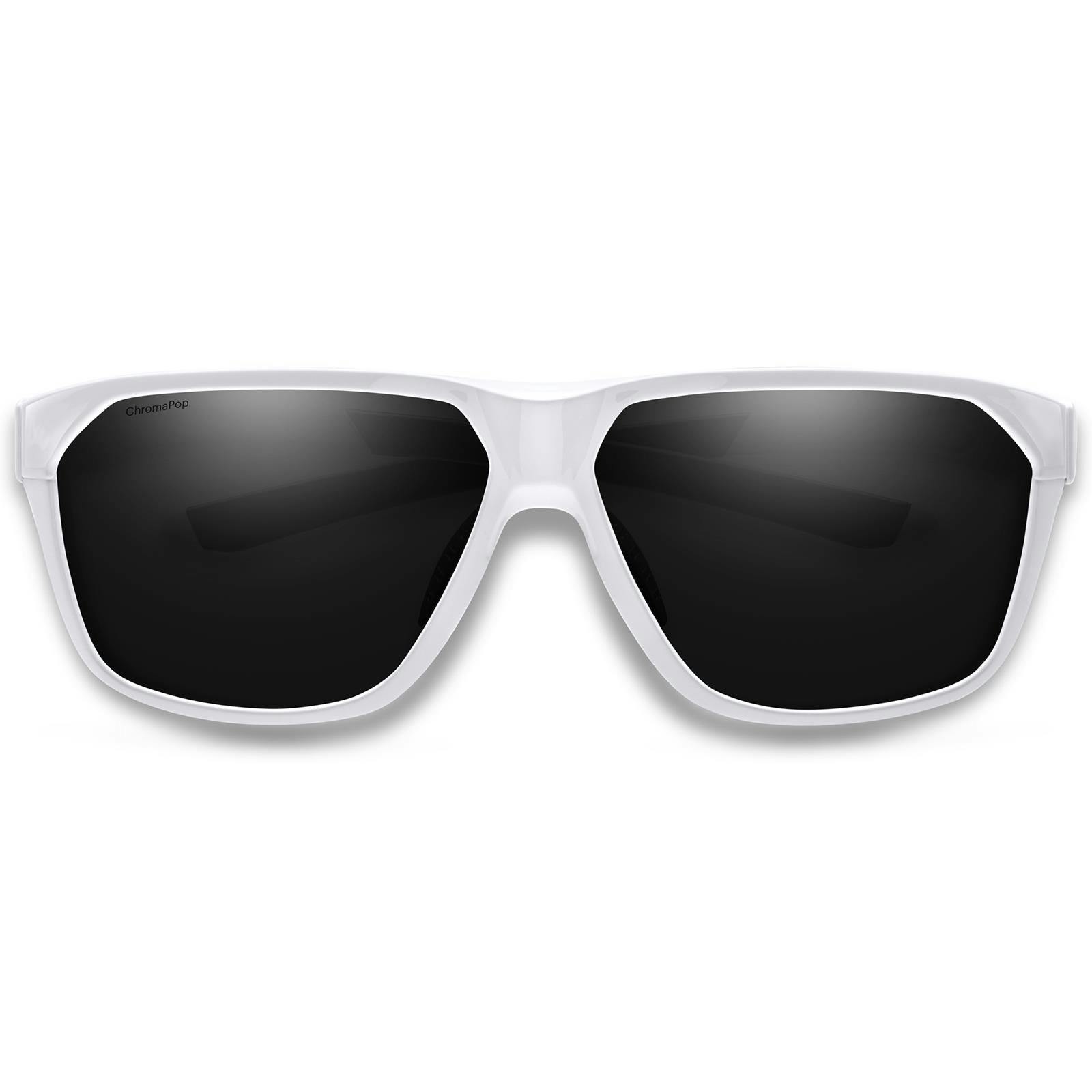 Smith White/Silver/Black Sunglasses Leadout 0Bk 1C Chromapop