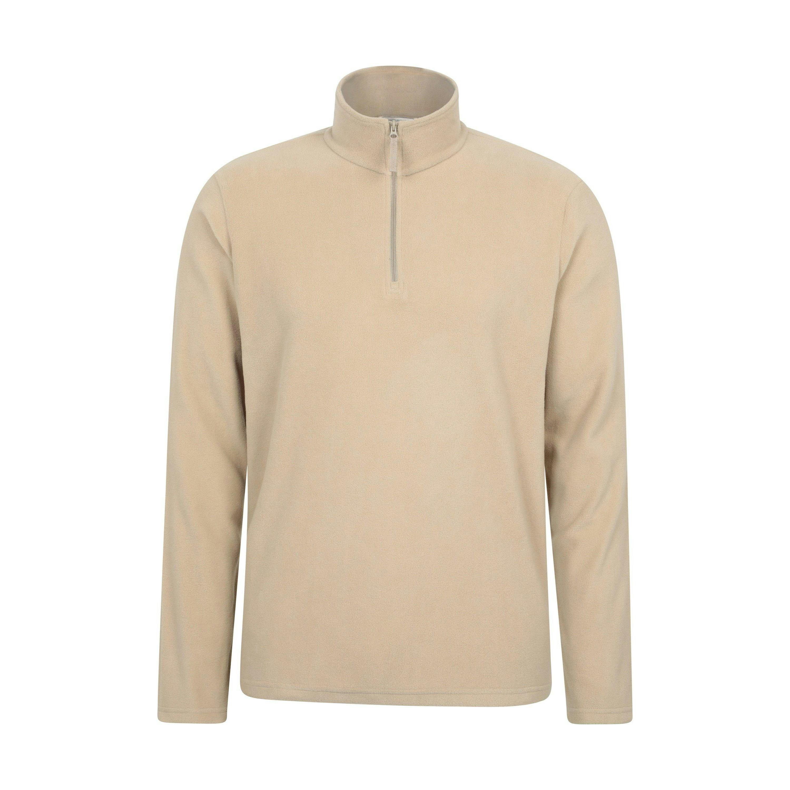 Mountain Warehouse Men's White Camber Ii Camo Half Zip Fleece Top - Off - Xxs - Off - 100% Polyester