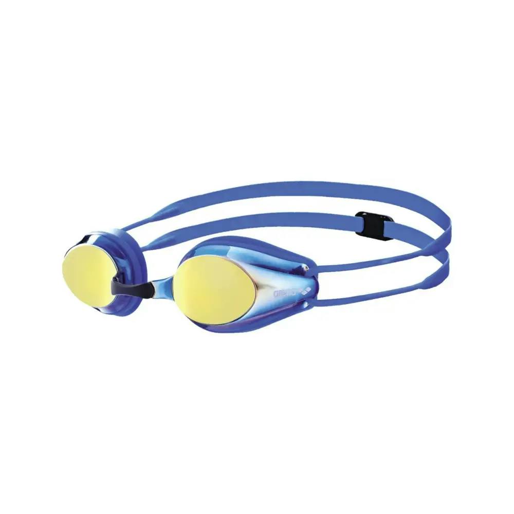 Arena Blue Tracks Junior Mirror Goggle