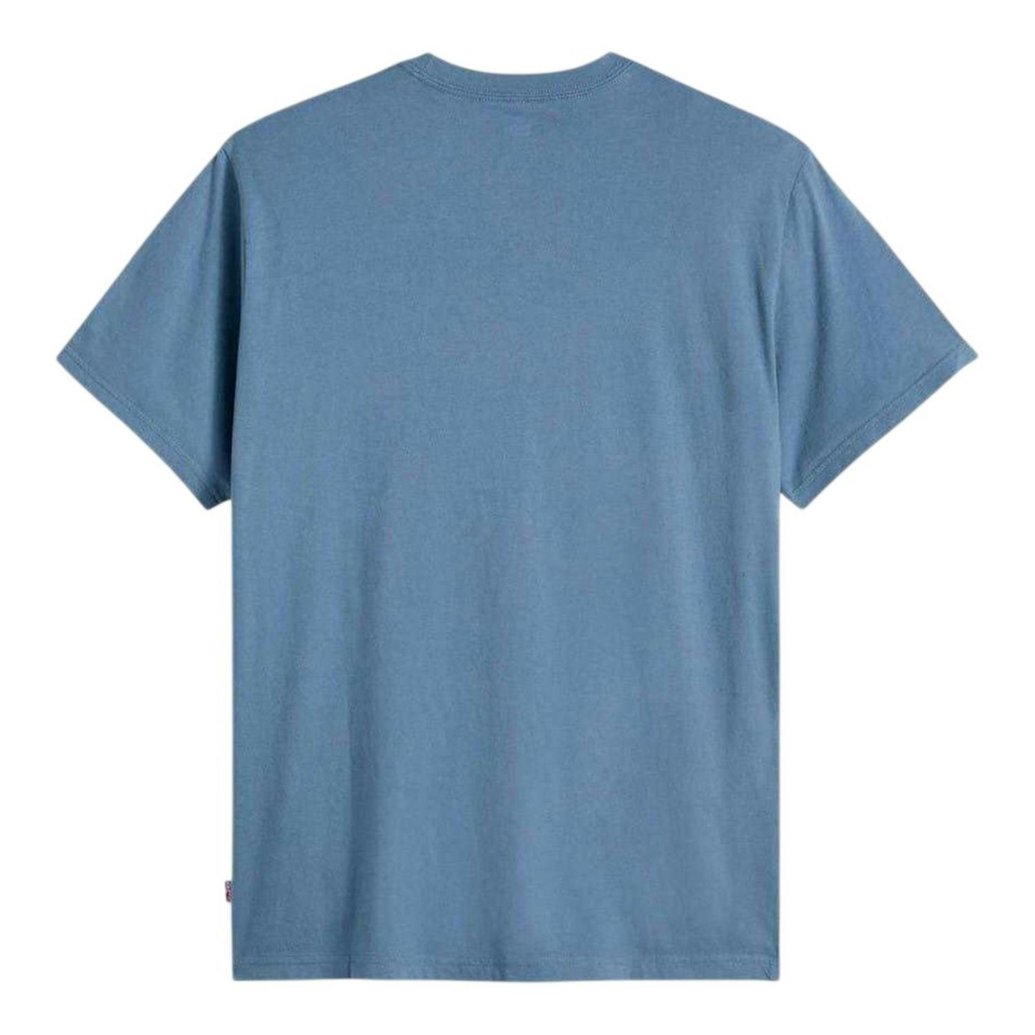 Levis Men's Blue Logo Cotton T-Shirt - S - 100% Mixed