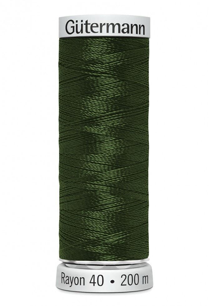 Gutermann No 40 Sulky Rayon Embroidery Thread 200M Rayon Thread Suitable For Embroidery - 1175 - 200 Metres