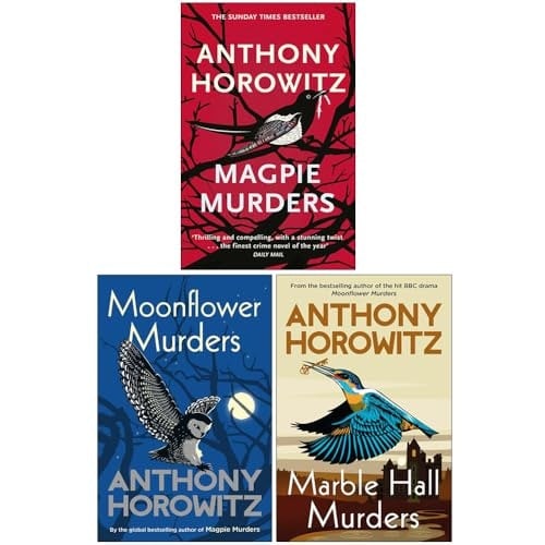Various Publishers Susan Ryeland Series Collection 3 Books Set By Anthony Horowitz (Magpie Murders, Moonflower Murders And Marble Hall Murders)