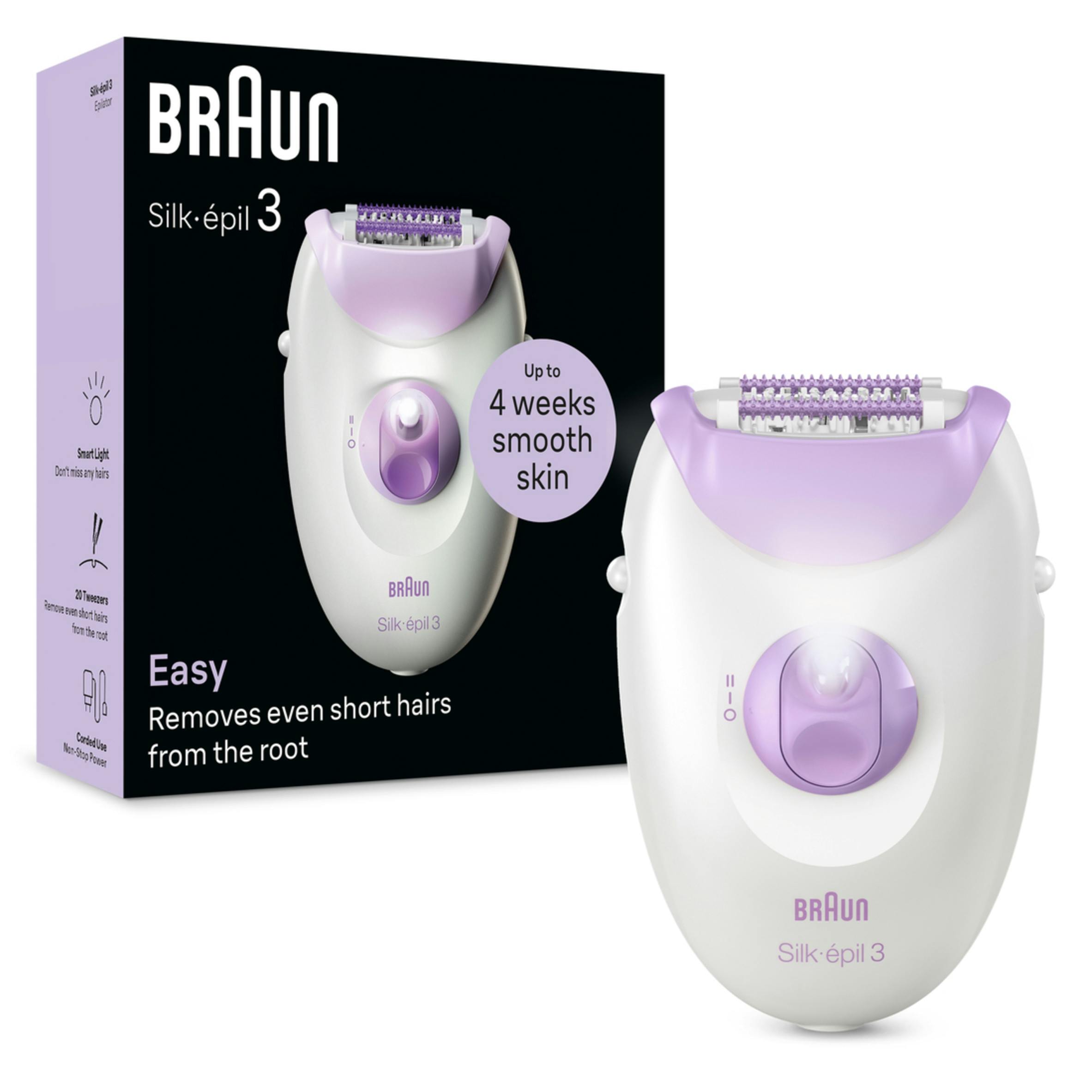 Braun Light Silk-Épil 3Se3-000 Epilator