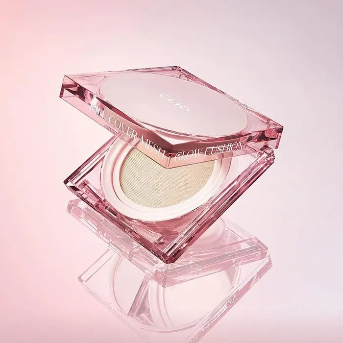 Clio Yellow/Beige Kill Cover Mesh Glow Cushion Set (+Refill) Spf50+ Pa++++ - #3 Linen (21 Warm Beige)
