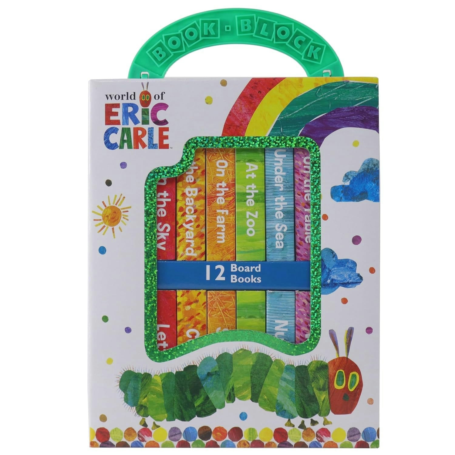 Various Publishers World Of Eric Carle, My First Library Board Book Block 12-Book Set - First Words, Alphabet, Numbers, And More! - Pi Kids: 12 Board Books