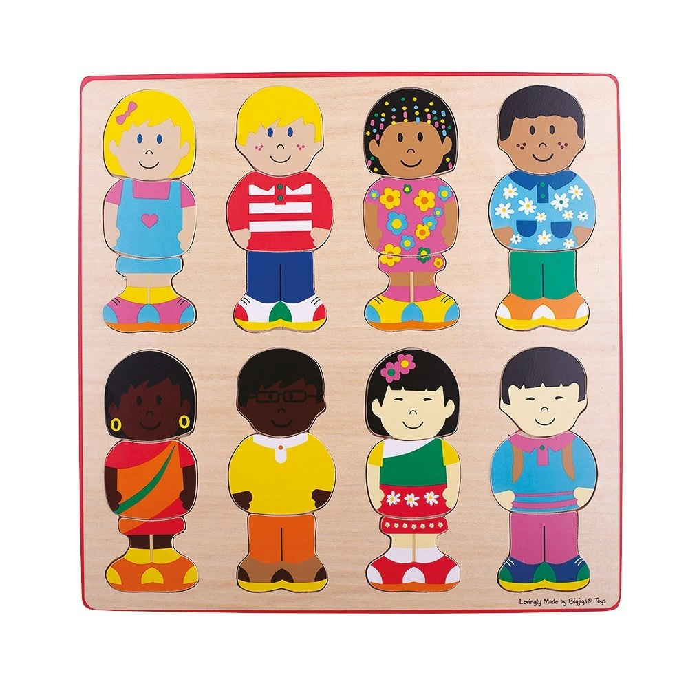 Bigjigs Toys Boys Little Friends Puzzle