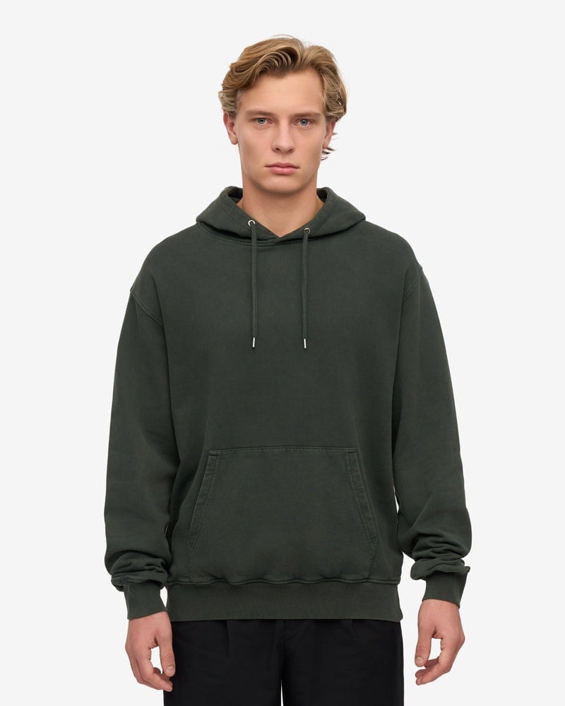 Men's Colorful Standard Classic Organic Hoodie - Midnight Forest Black - Size L - Image 3