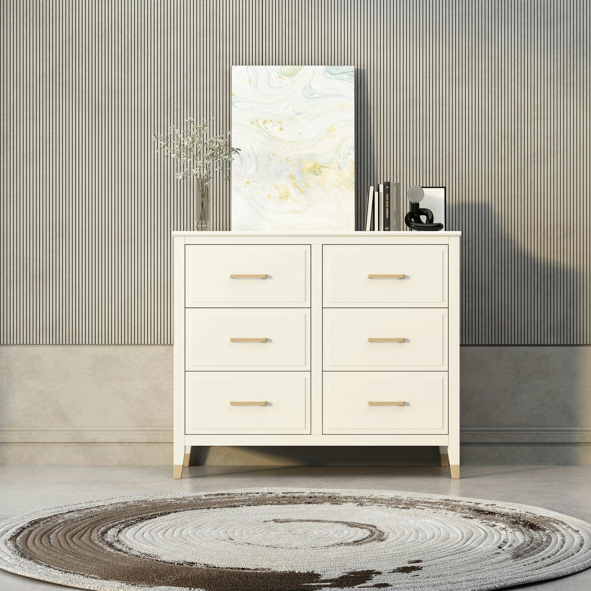 - Palazzi 6 Drawer Chest Of Drawers White - Image 2
