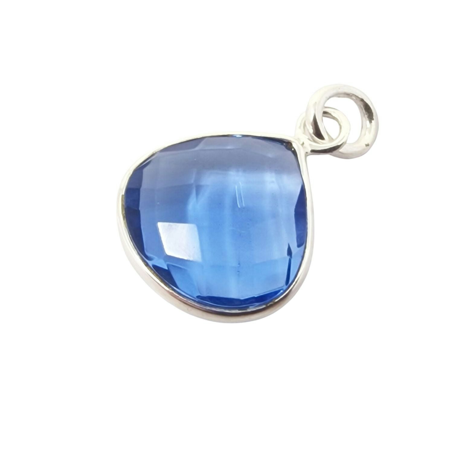 Harfi Girls Silver/Blue Topaz December Birthstone Pendant