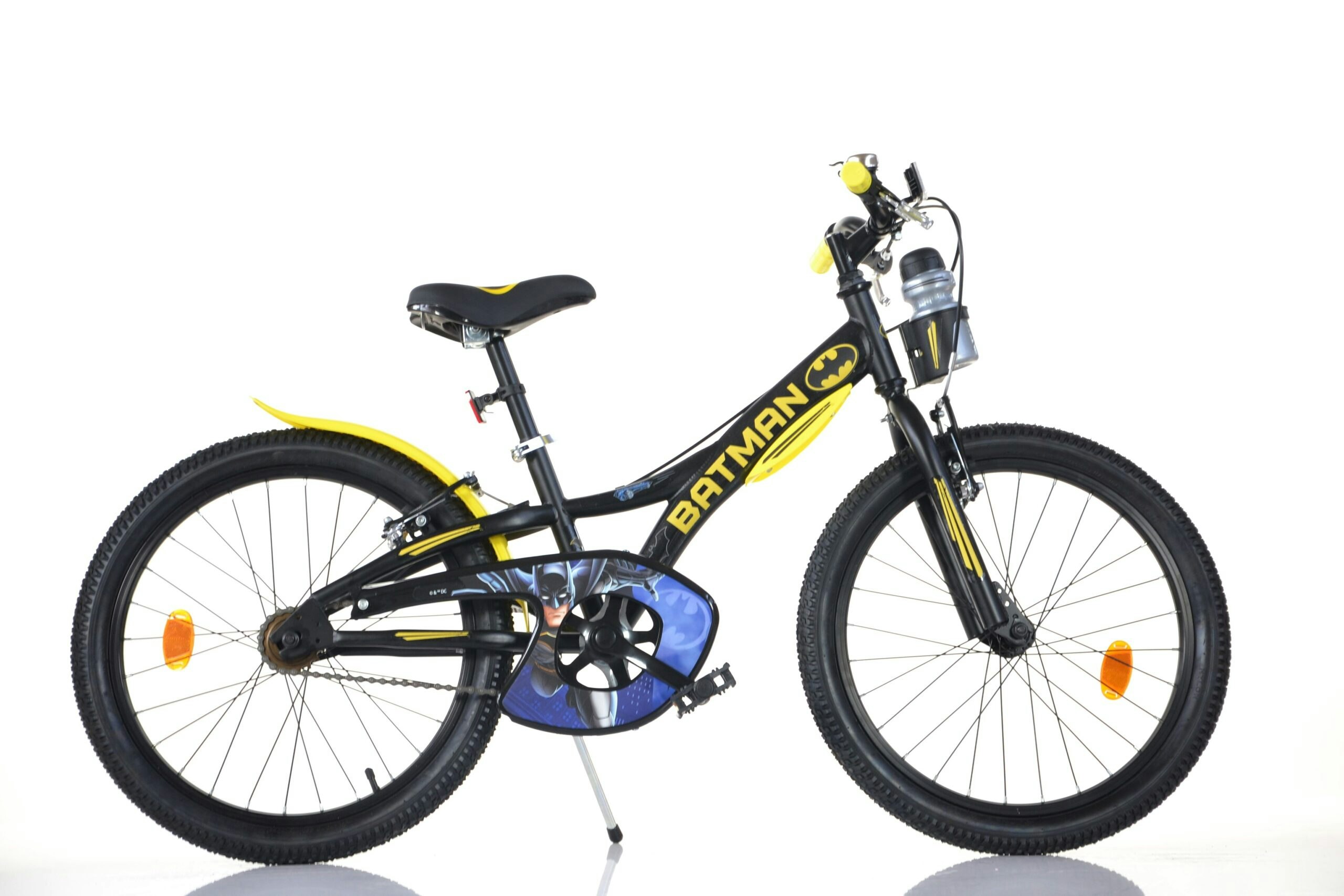 Dino Bikes Black/Yellow Dino Batman 20In Bike