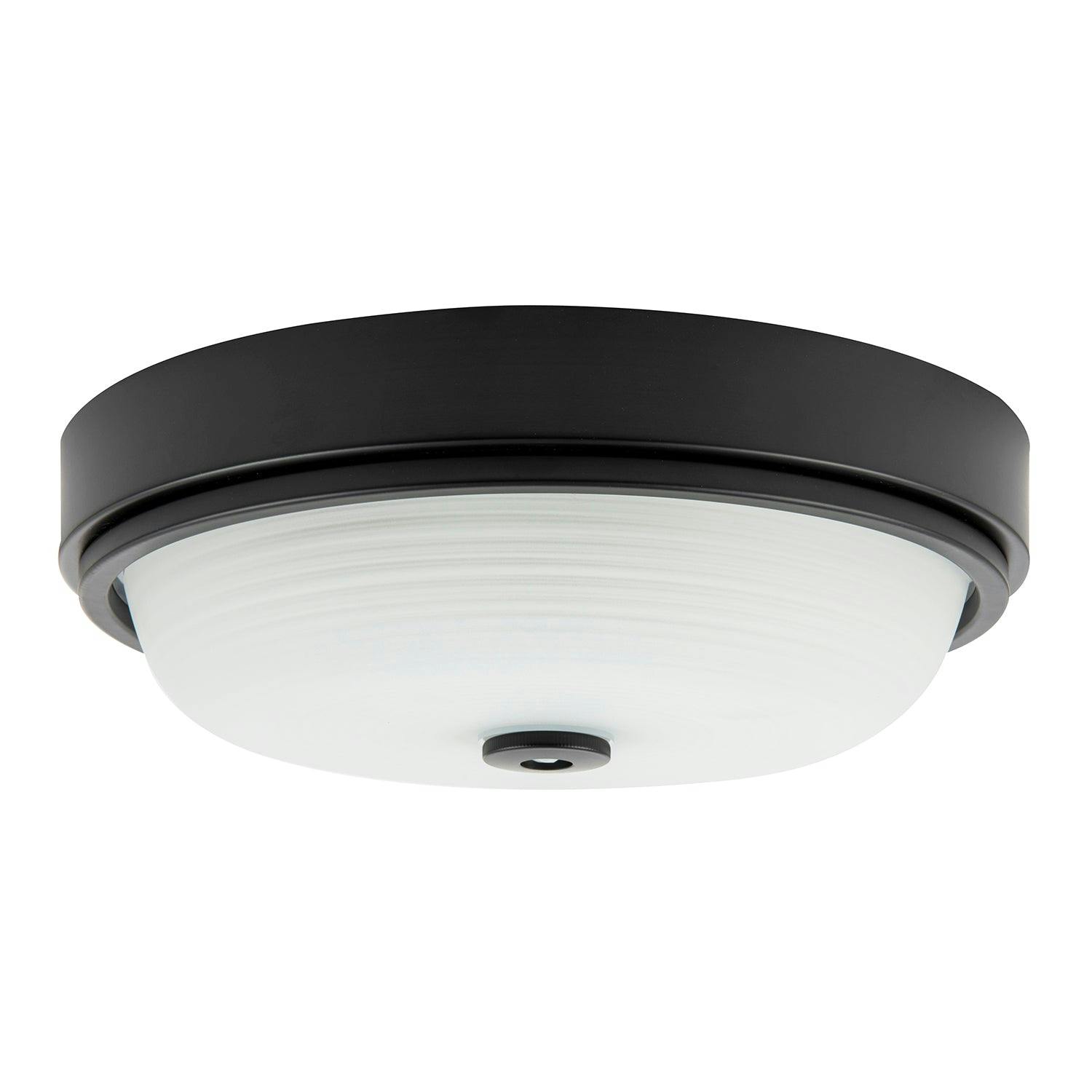 Happy Homewares Light/Black Sensor Ip44 Bathroom Ceiling In Matte With Multi Functions