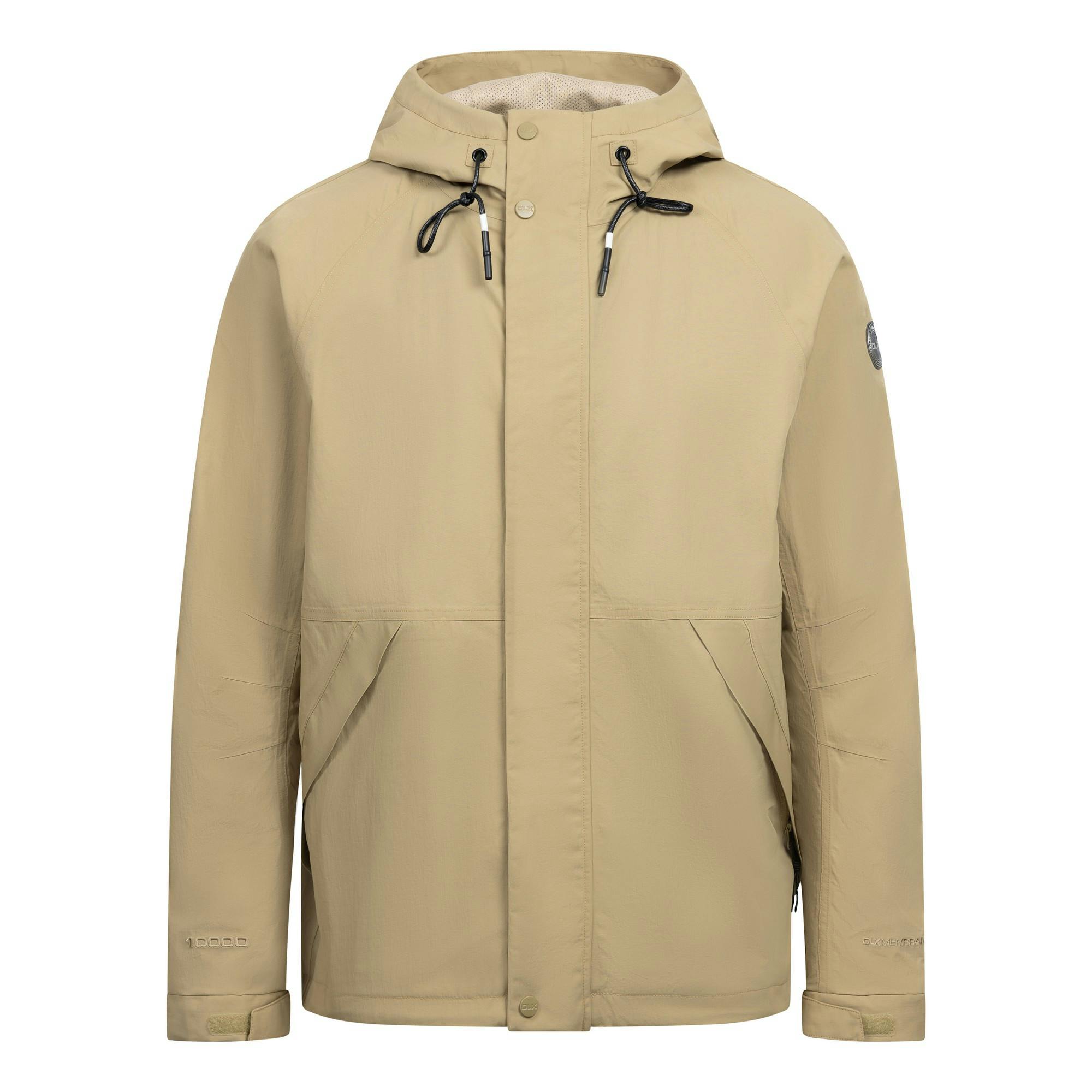 Trespass Men's Malcolm Dlx Waterproof Jacket - Camel - S - Camel - 100% Mixed